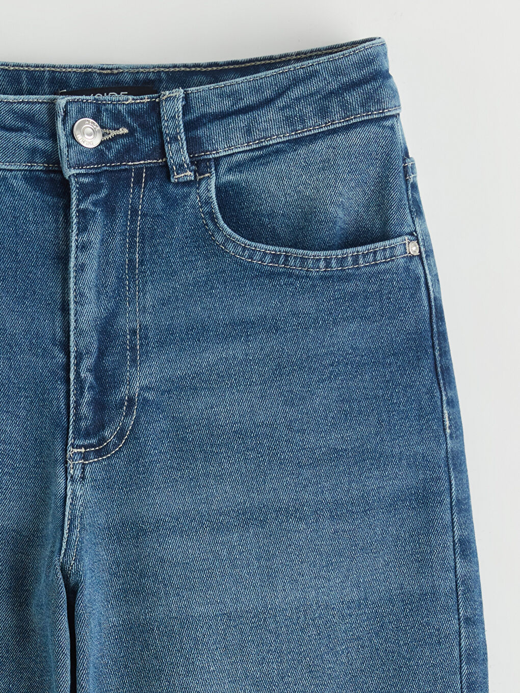 Mavi Wideleg Kadın Jean Pantolon-6