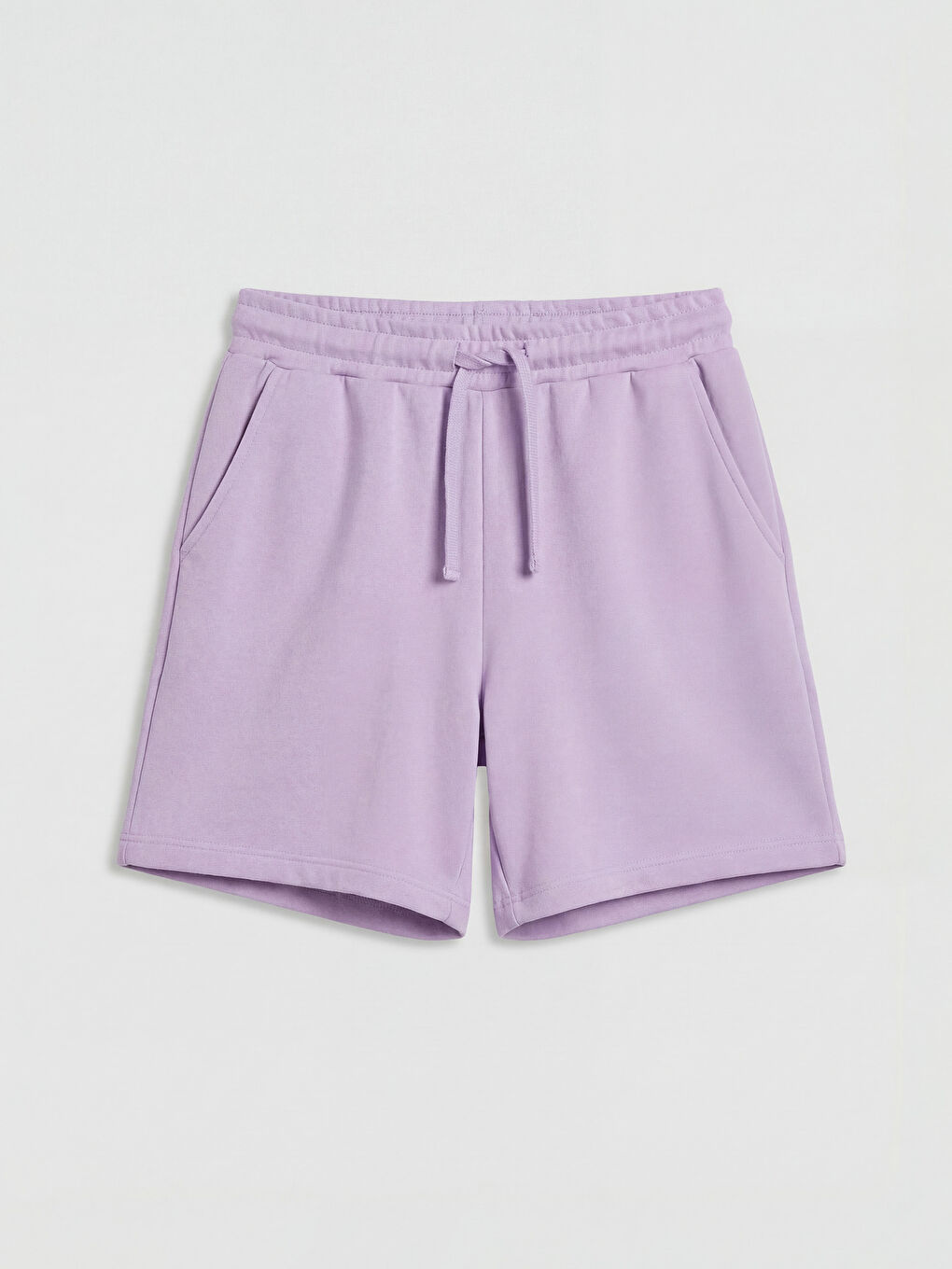 Lila Kız Çocuk Soft Touch Şortlu Takım-2