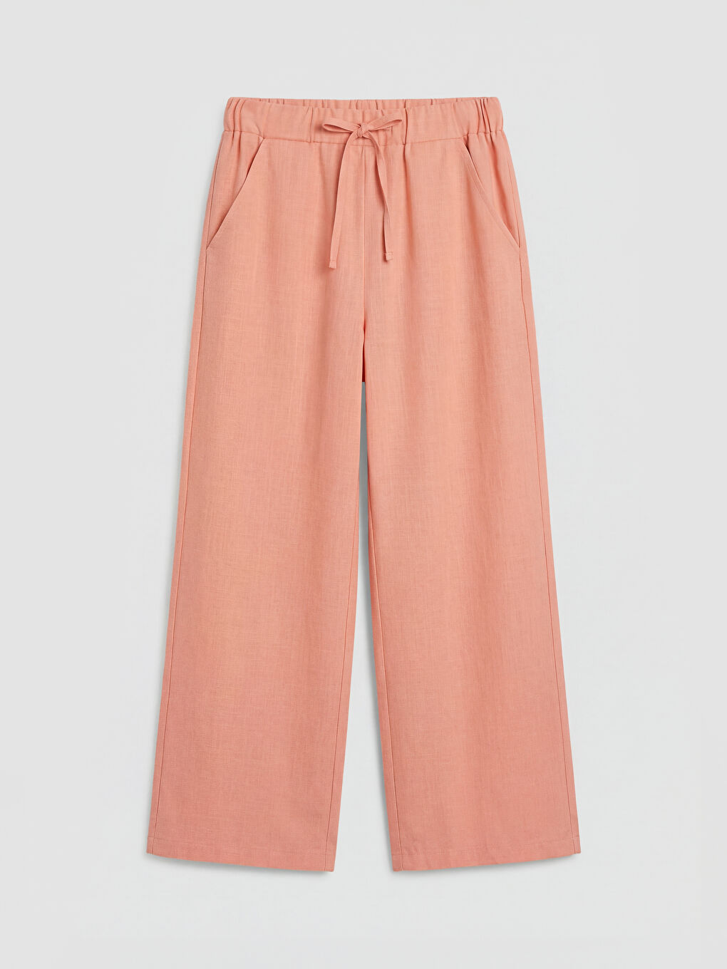 Mercan Kısa Kollu Kız Çocuk Gömlek ve Pantolon-4