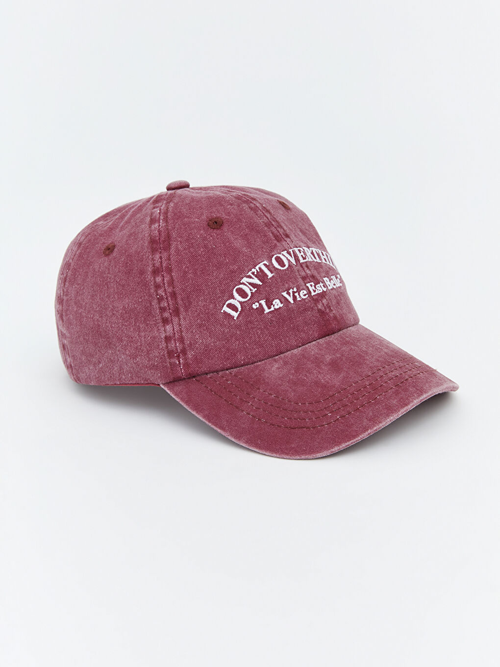 Жена Червено Шапка с козирка-1