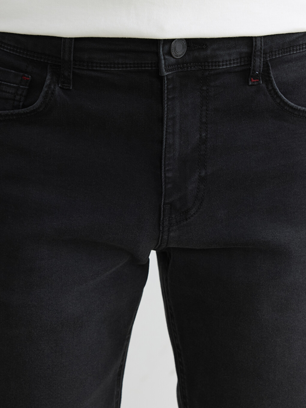 Regular Fit Men's Denim Shorts-2