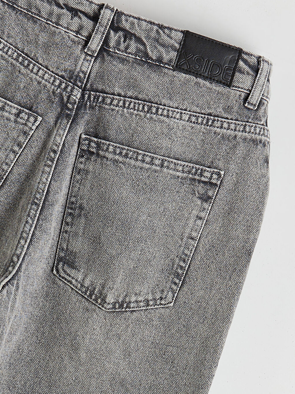 Gri Wideleg Kadın Jean Pantolon	-5