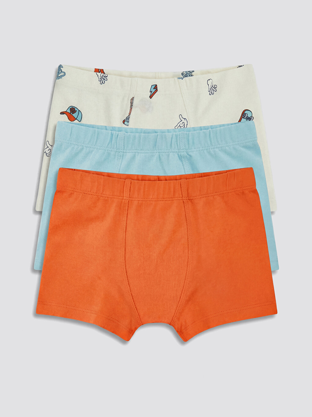 Boy Ecru Boxer Briefs-5