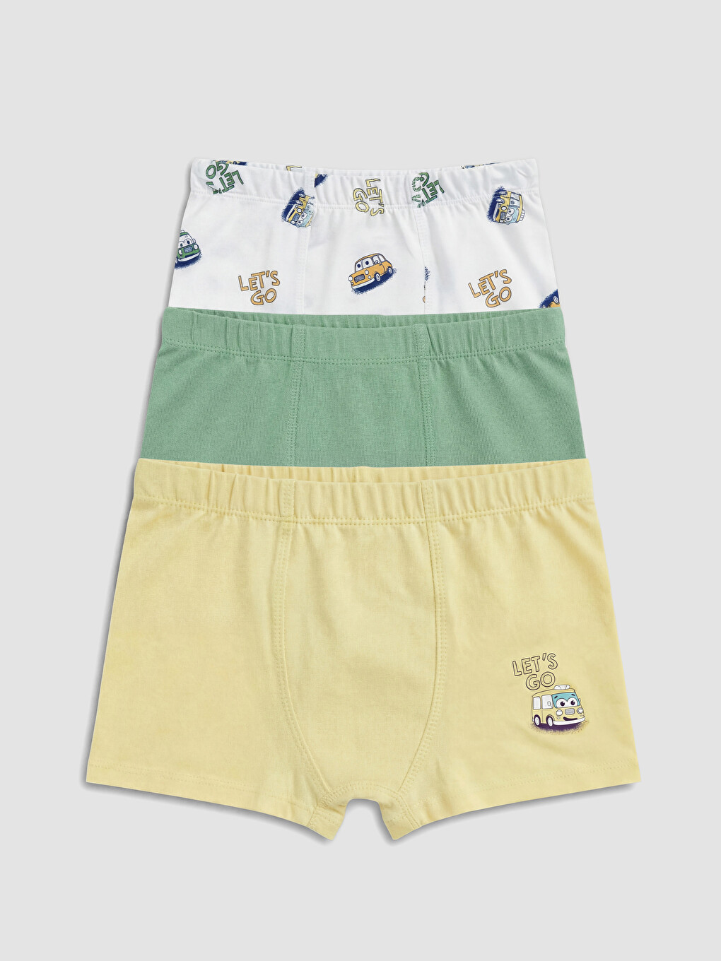 Boy White Boxer Briefs