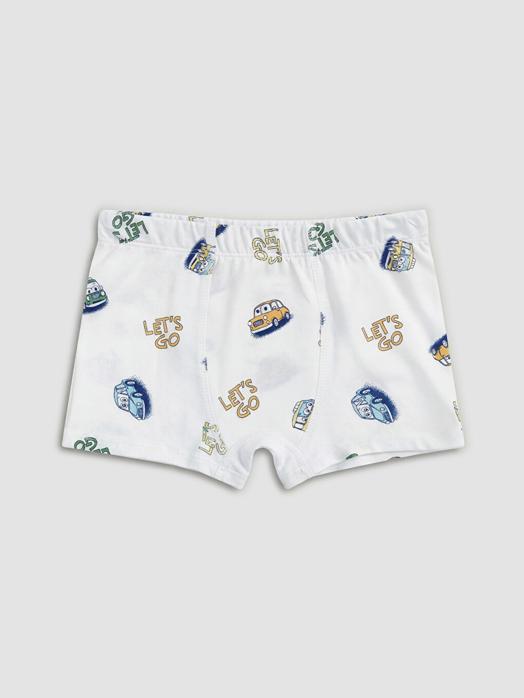 Boy White Boxer Briefs-3