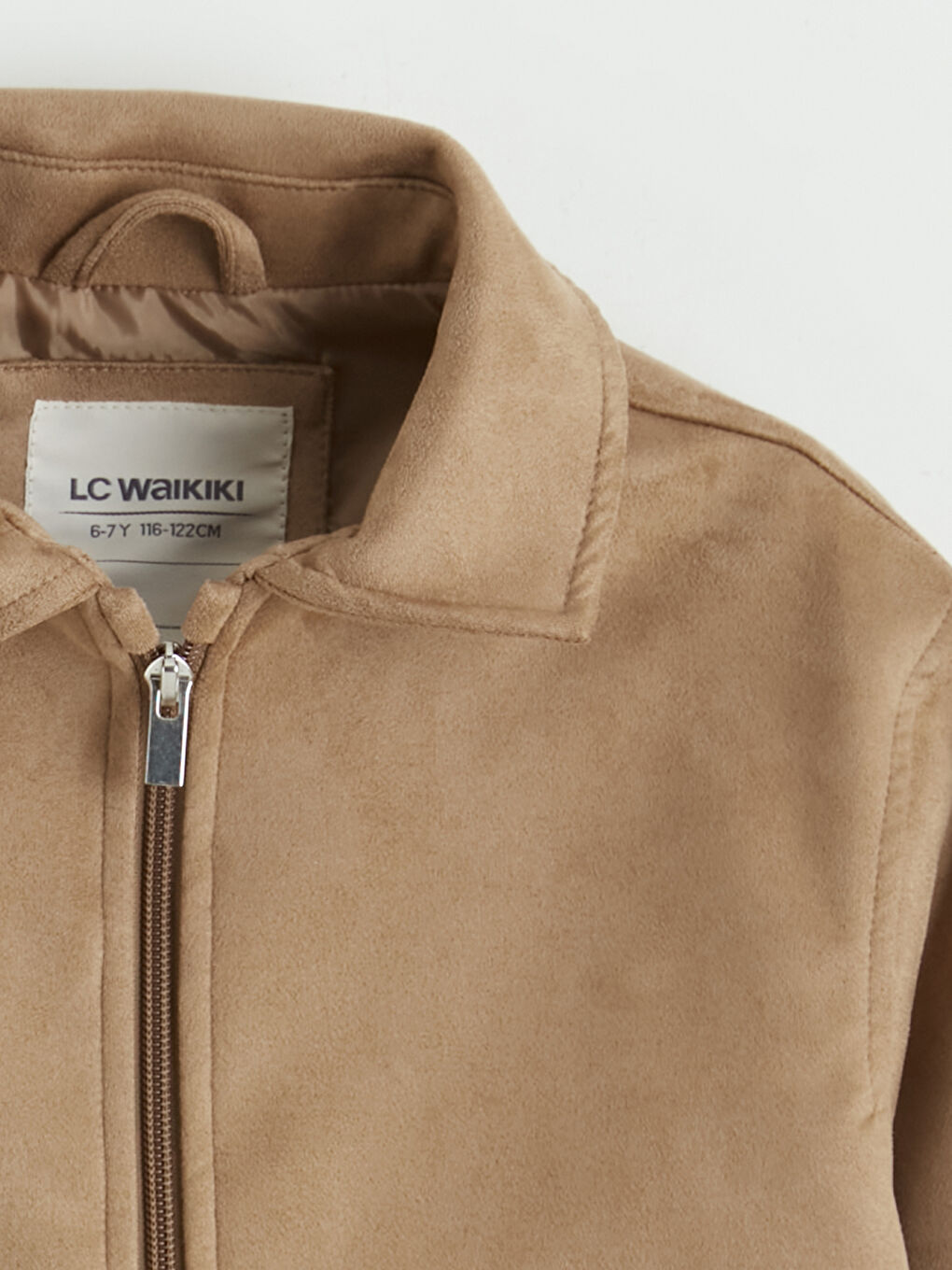 Kahverengi Erkek Çocuk Süet Görünümlü Ceket-2