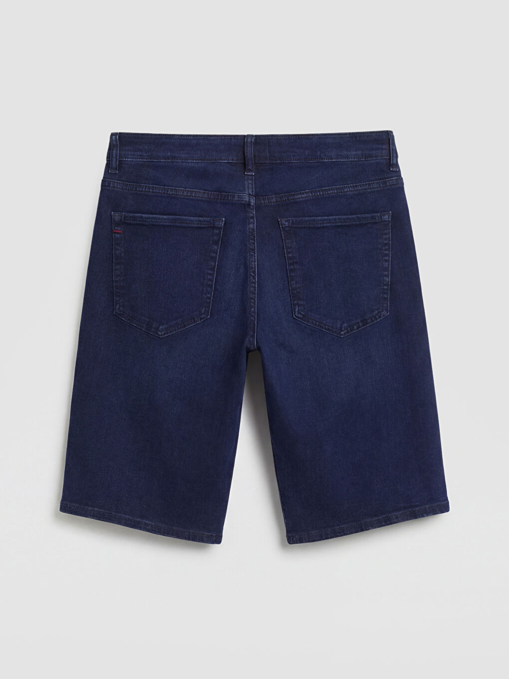 İndigo Slim Fit Erkek Jean Şort-1