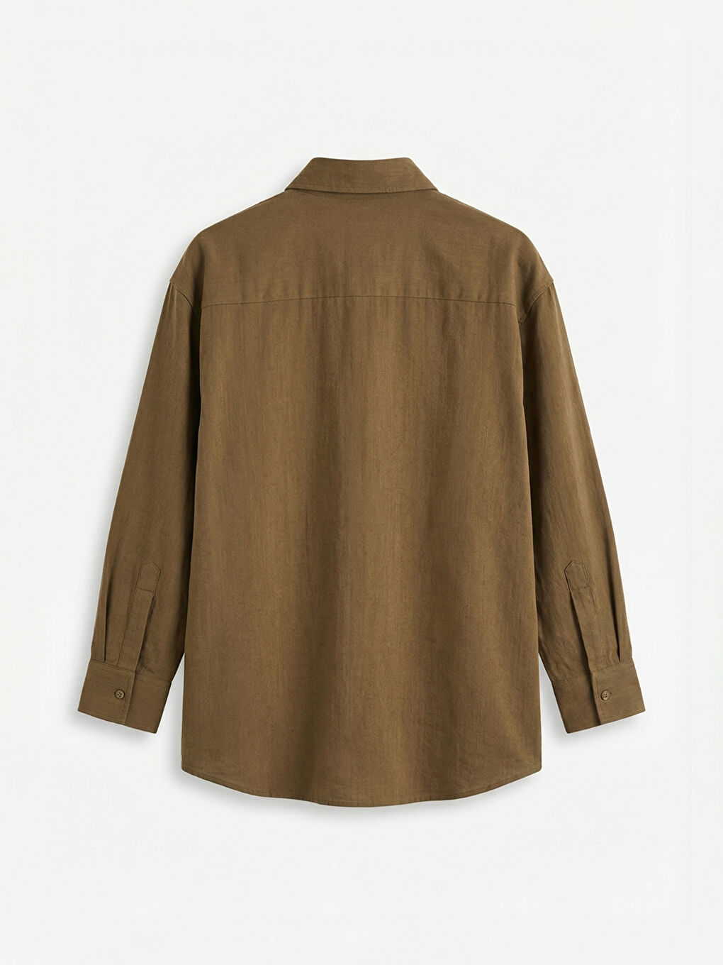 Haki Müslin Kadın Gömlek Tunik	-1