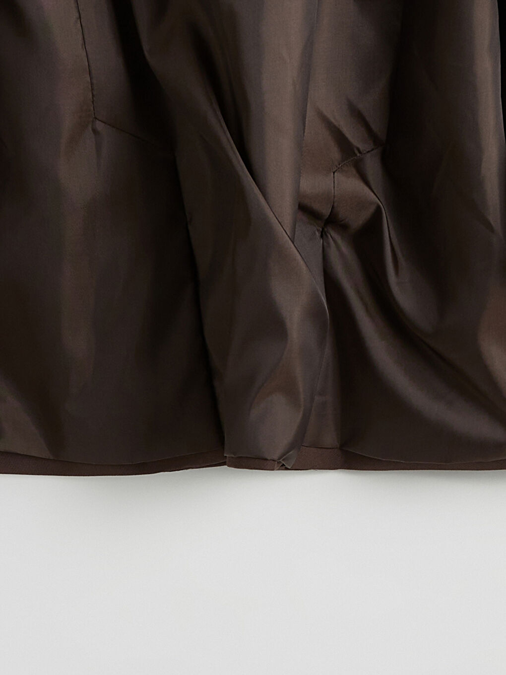 Kahverengi Kruvaze Yaka Kadın Blazer Ceket-7