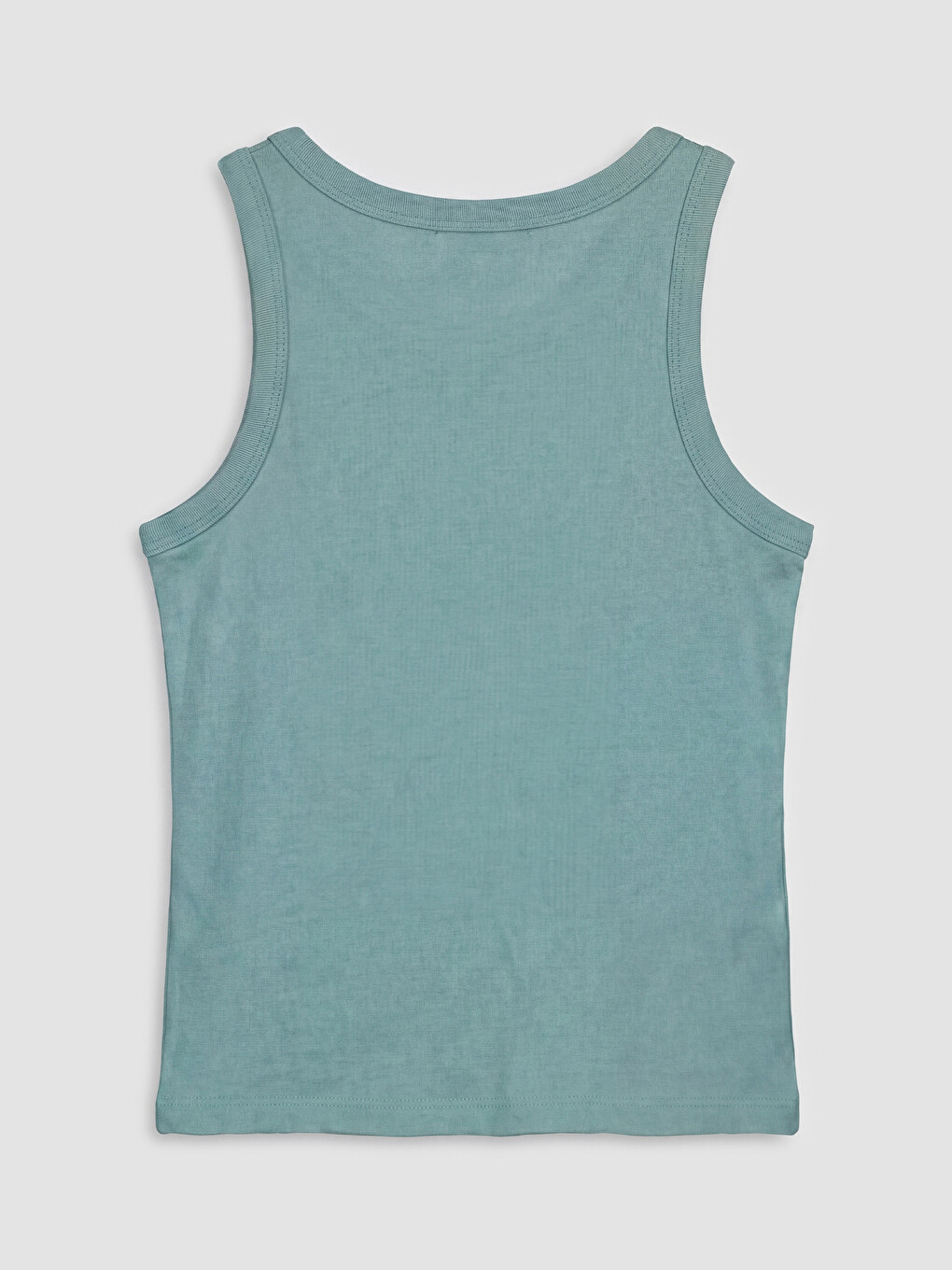 Crew Neck New York Printed Girls' Tank Top-1