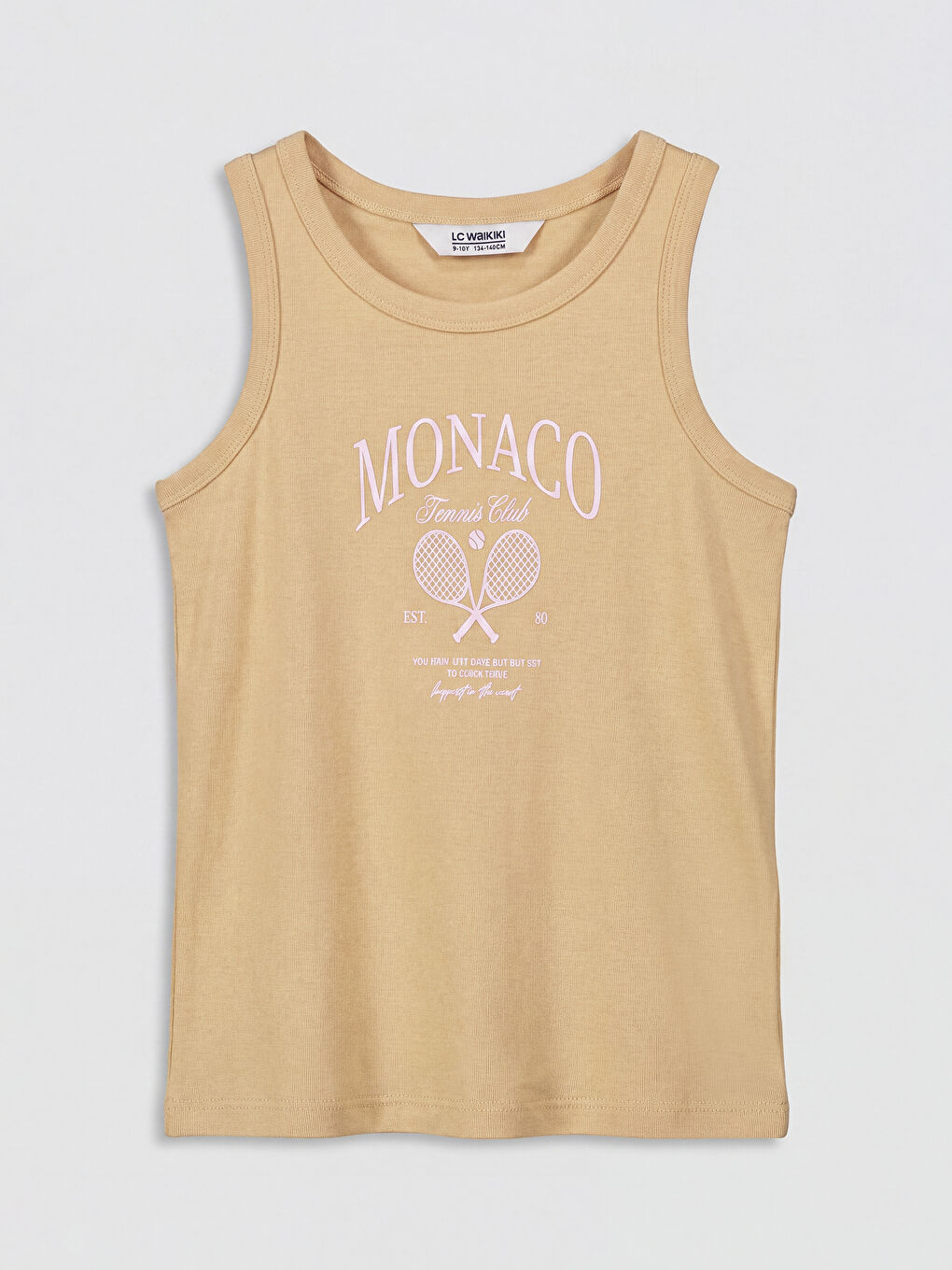 تانك توب أصفر فتاة