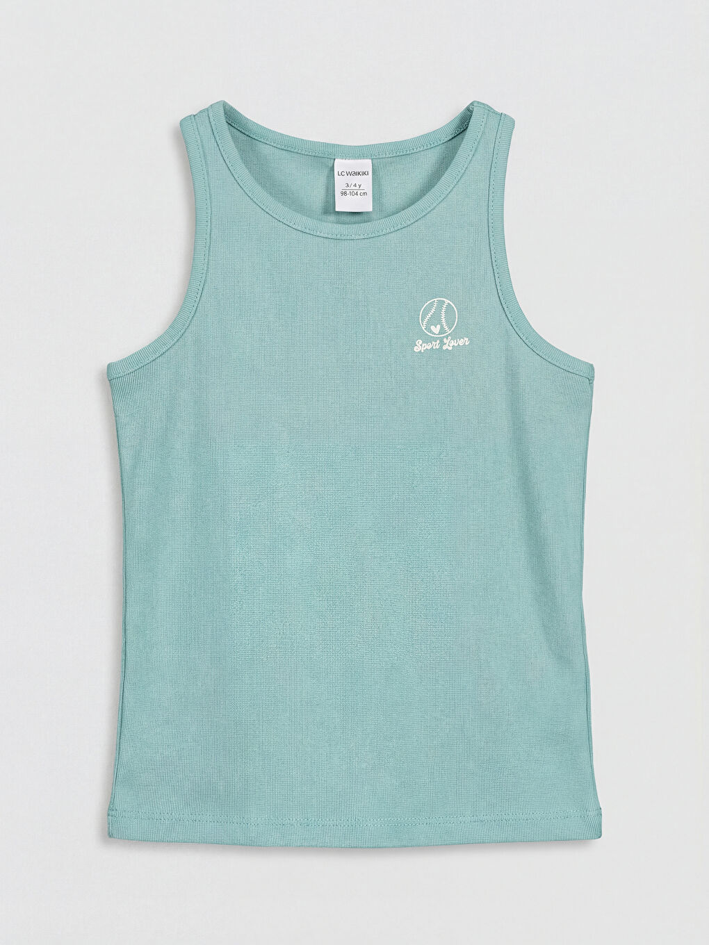 Момиче Тюркоазено Безръкавна тениска