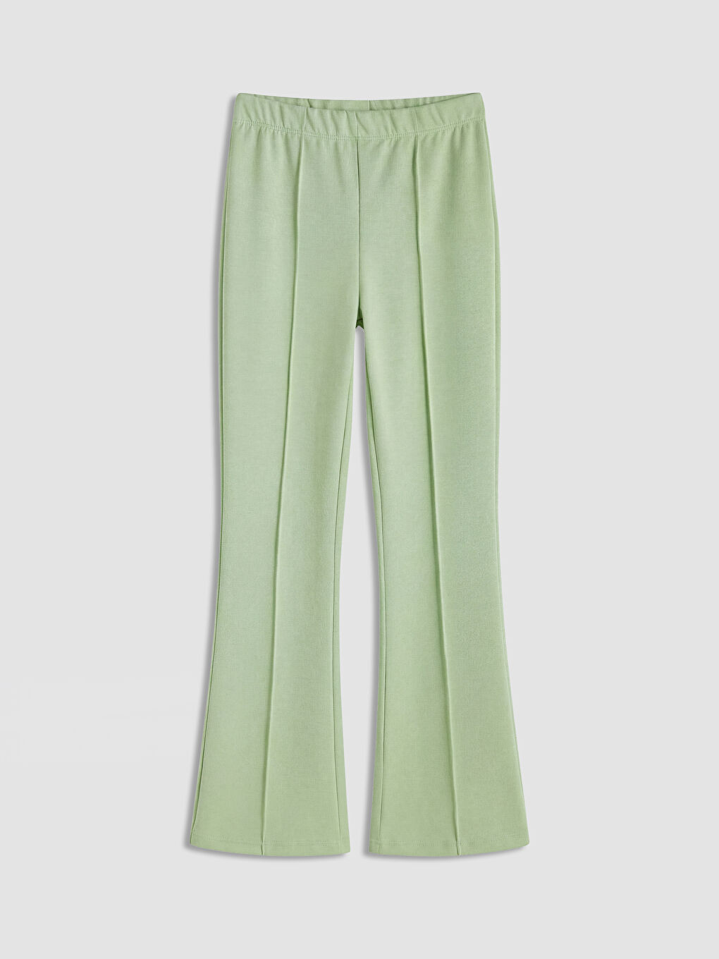 Yeşil Kız Çocuk Tişört ve İspanyol Paça Tayt-4