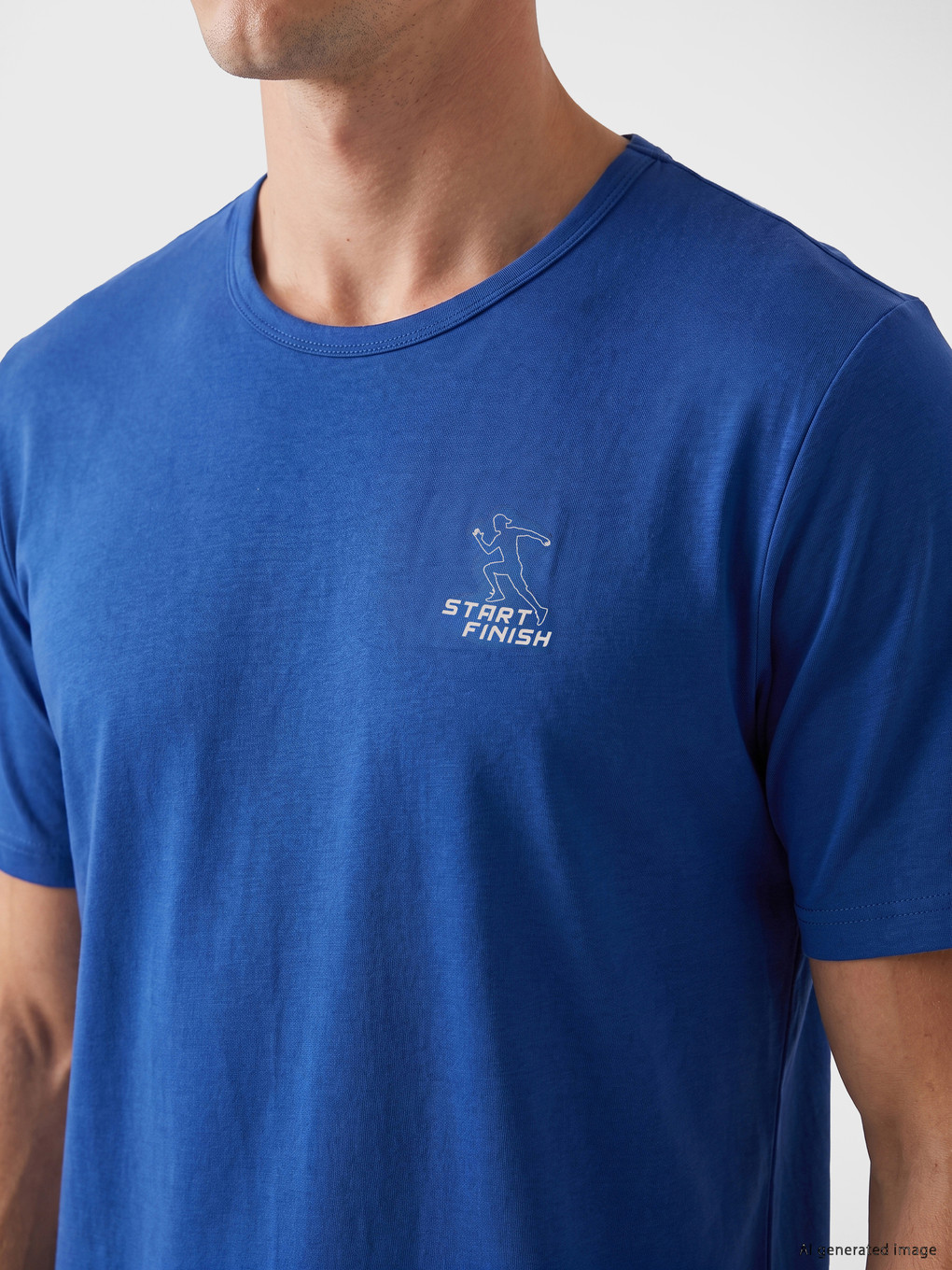 Crew Neck Men's T-shirt-2