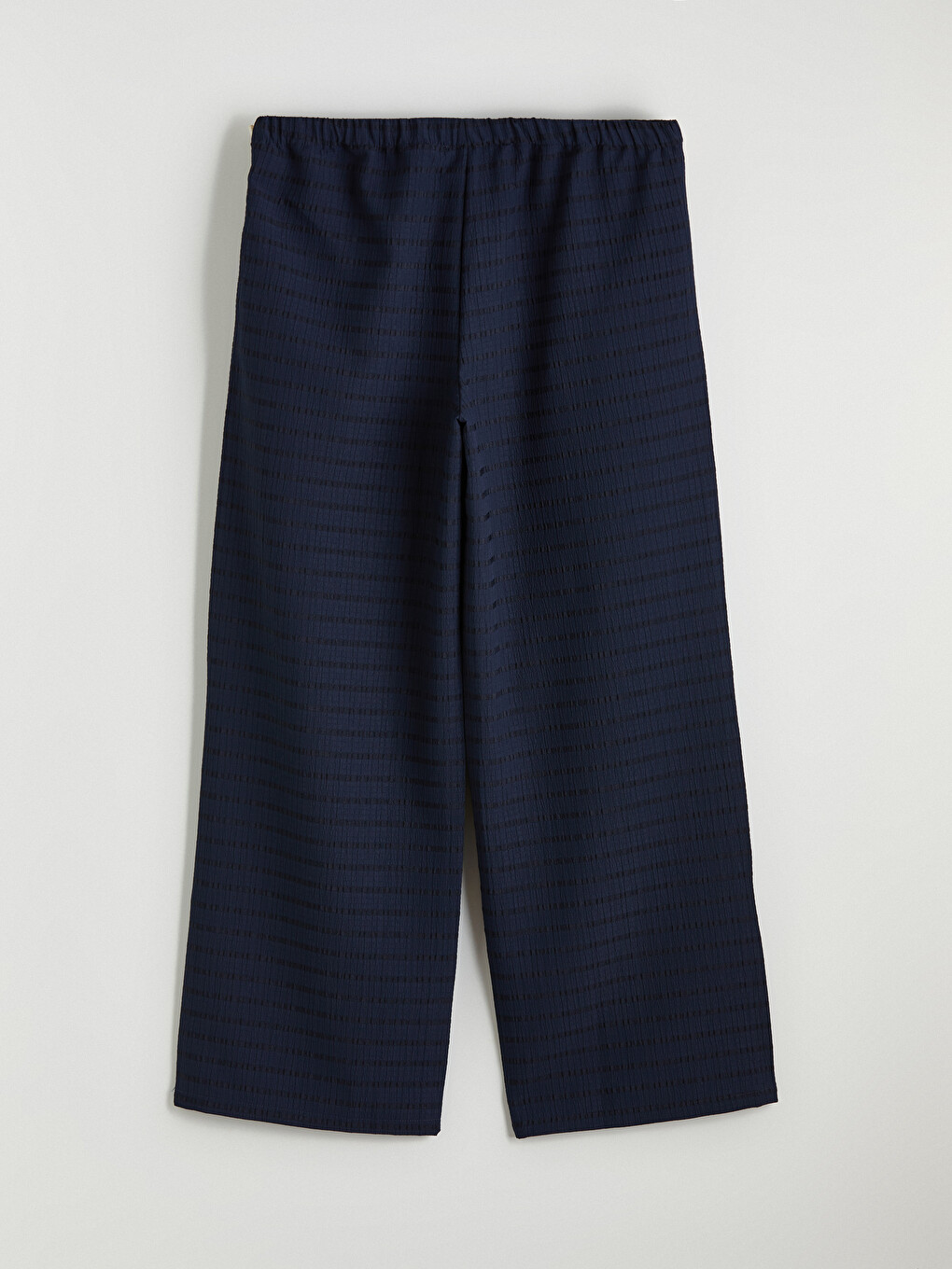 Elastic Waist Dobby Fabric Women's Trousers-5