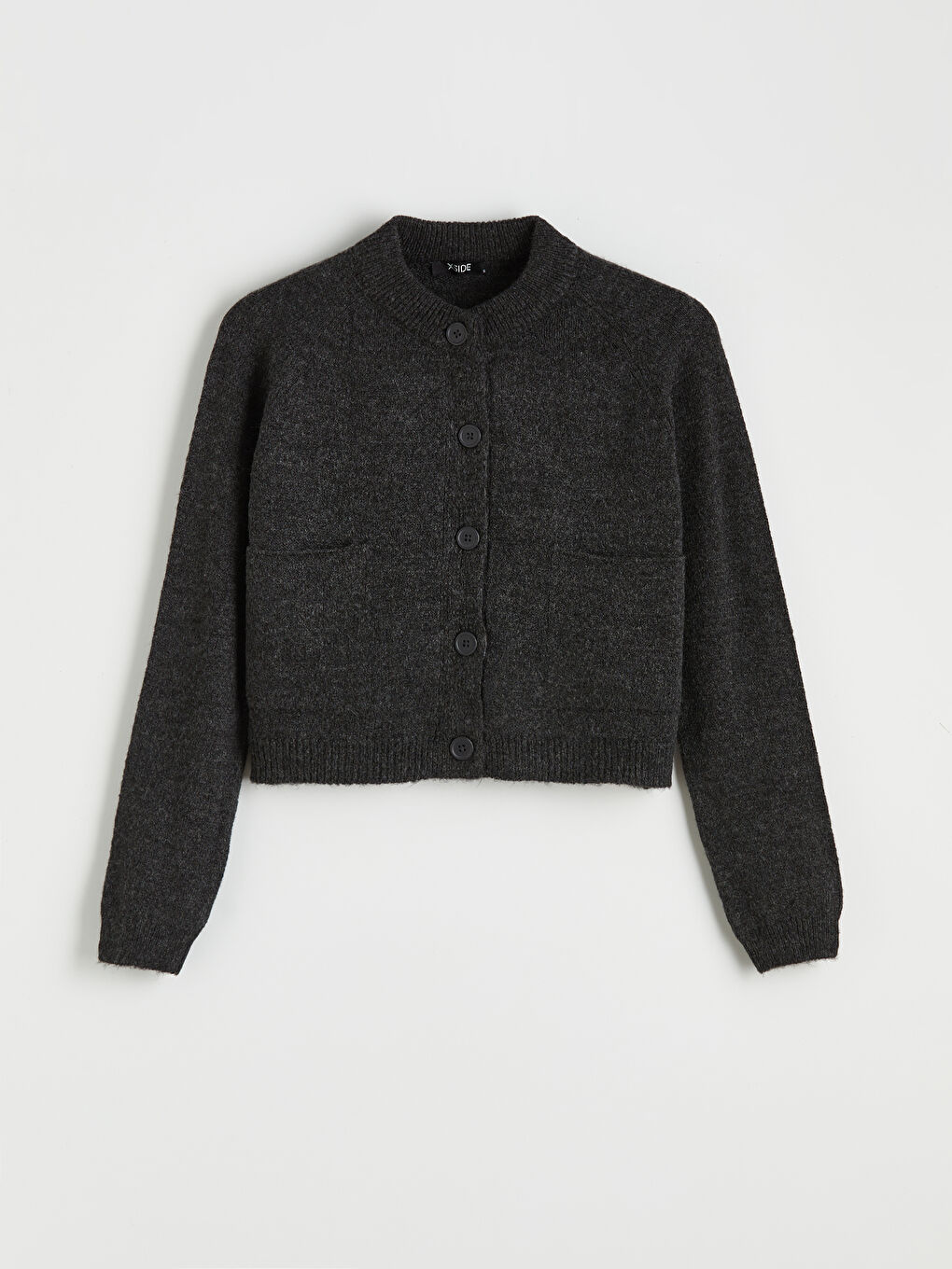 Kahverengi Bisiklet Yaka Kadın Triko Hırka-4