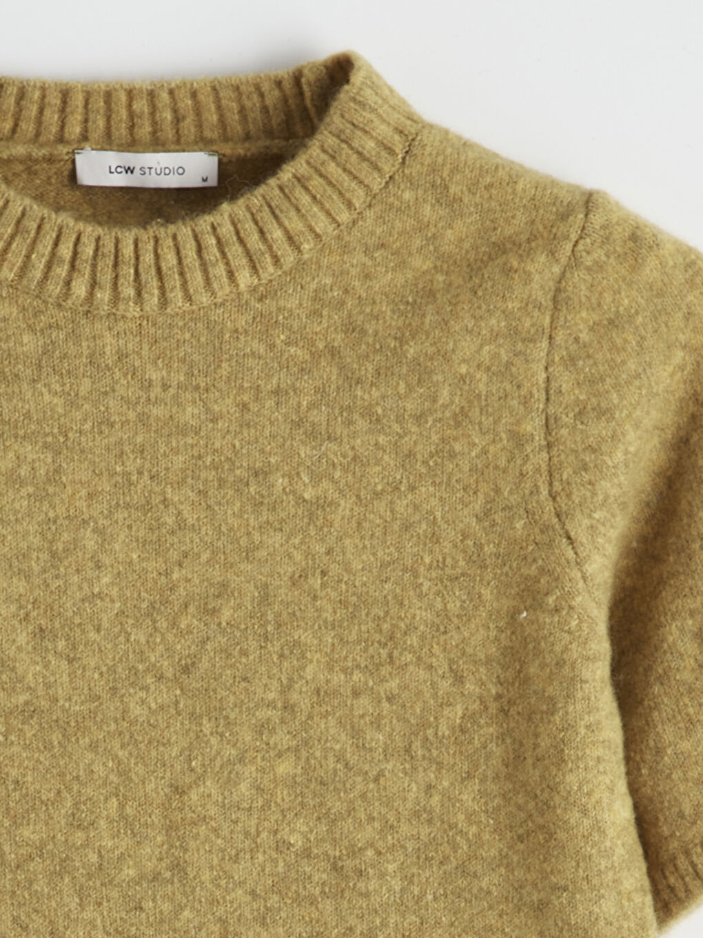 Yeşil Regular Fit Kadın Triko Kazak-5