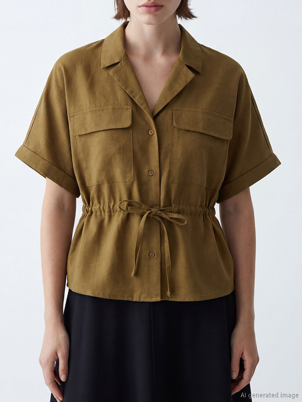 Γυναίκα ΠΡΑΣΙΝΟ Πουκάμισο-2
