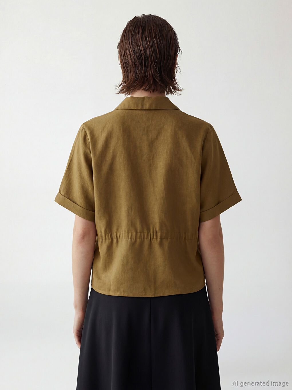 Γυναίκα ΠΡΑΣΙΝΟ Πουκάμισο-3