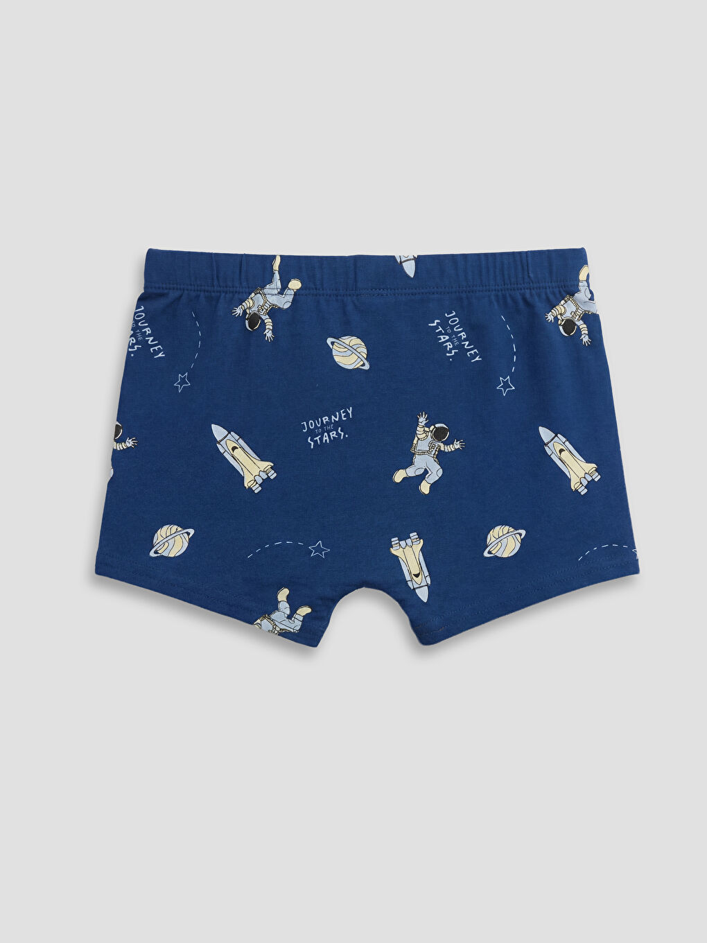 Lacivert Baskılı Erkek Çocuk Boxer-1