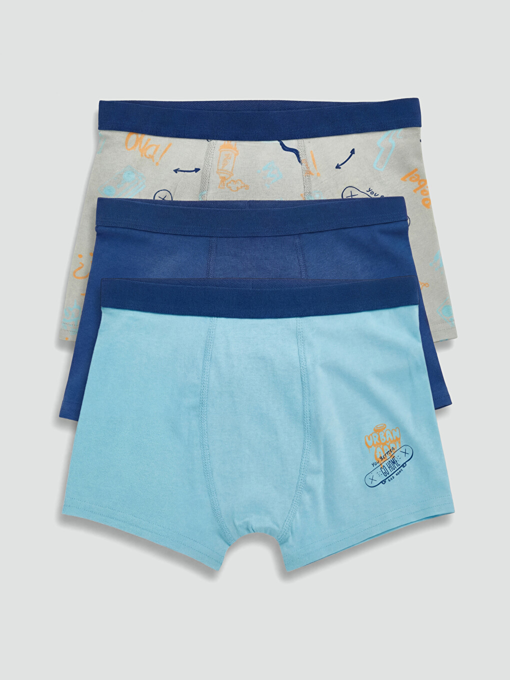 Junge Grey Boxershorts-5
