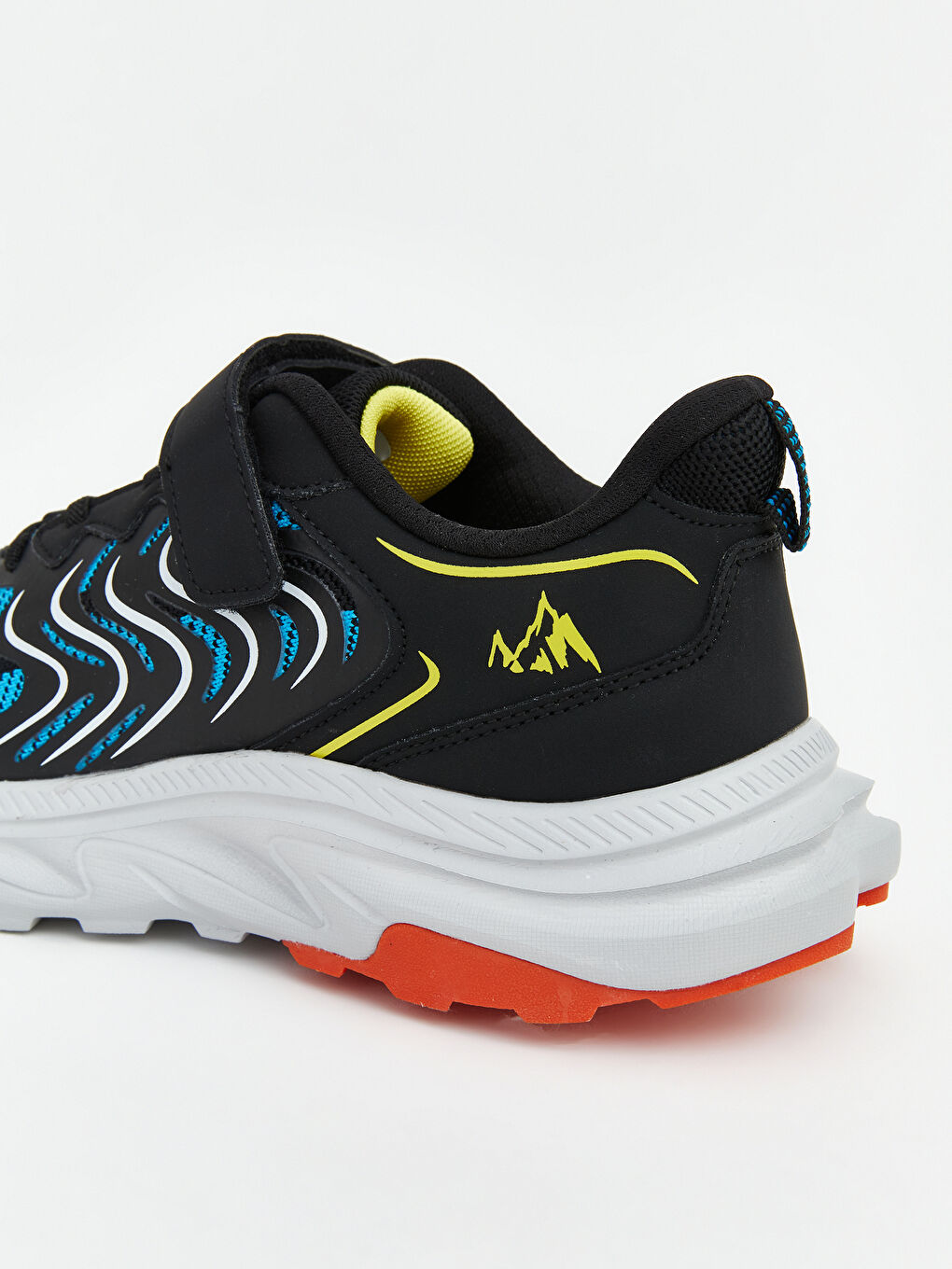 Siyah Baskılı Erkek Çocuk Spor Ayakkabı-4