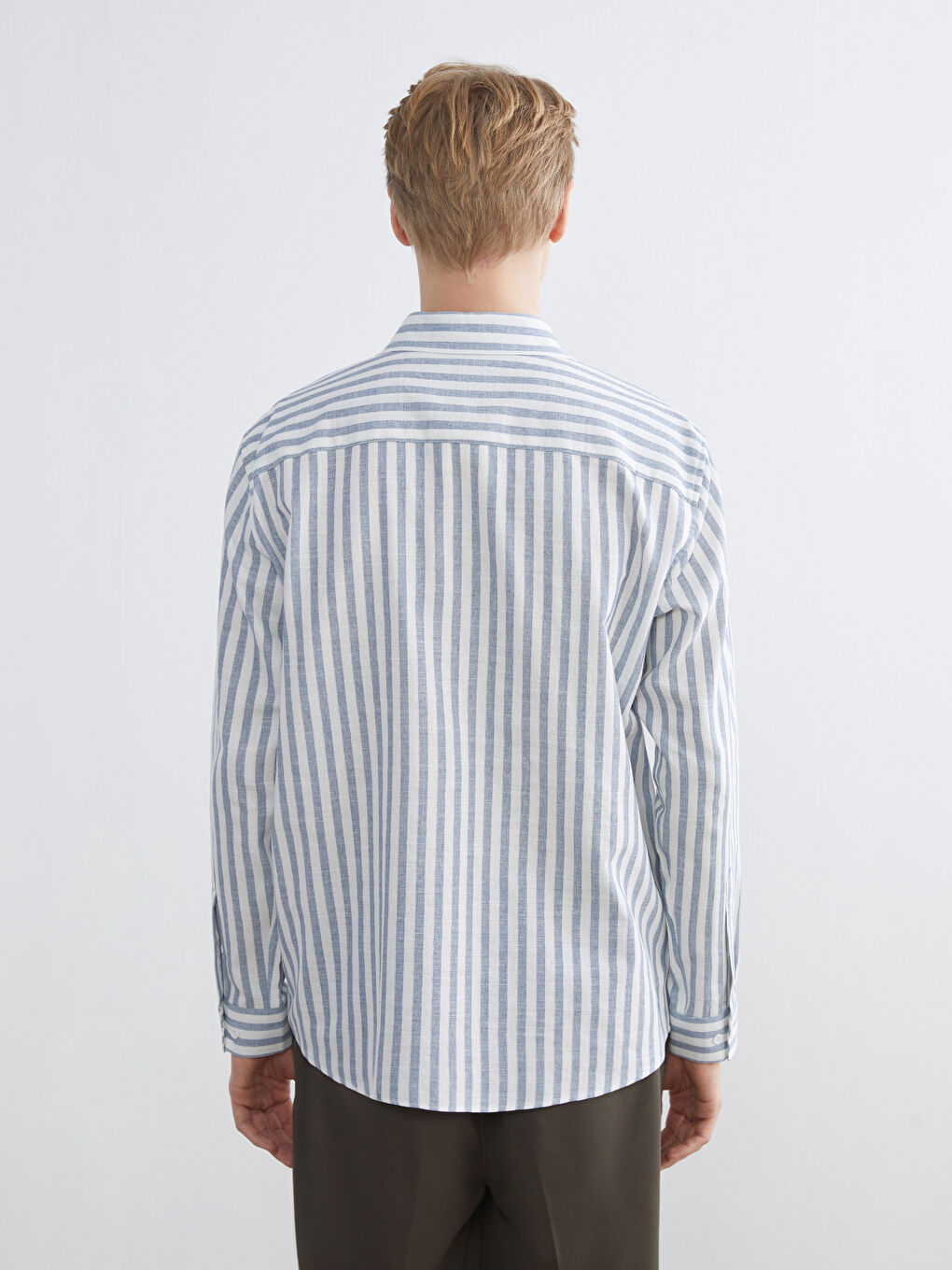Regular Fit Striped Men's Shirt-3