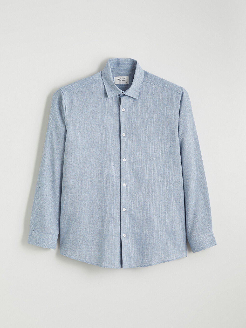 Mavi Regular Fit Armürlü Erkek Gömlek-4