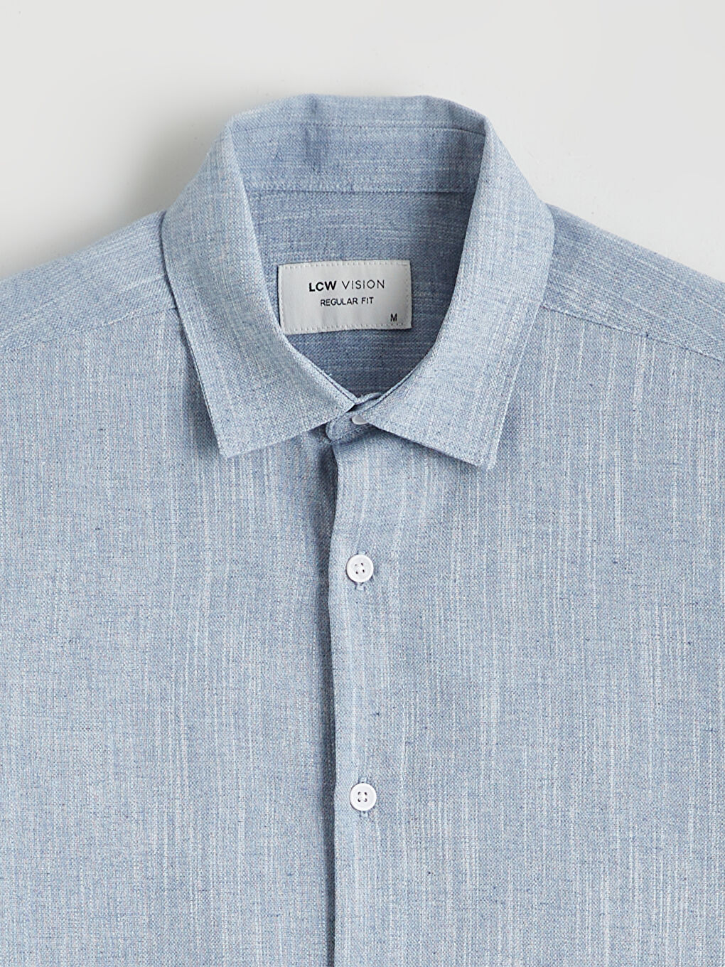 Mavi Regular Fit Armürlü Erkek Gömlek-5
