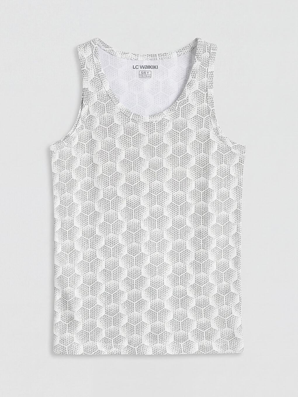 Beyaz Bisiklet Yaka Erkek Çocuk Atlet 2'li-2