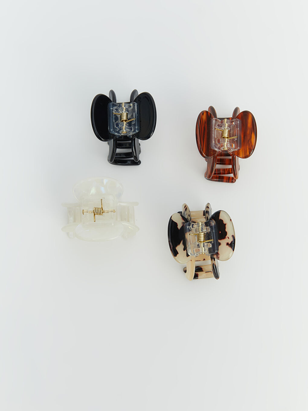 მოხატული ქალის კლიპების ნაკრები 4 ცალი-2