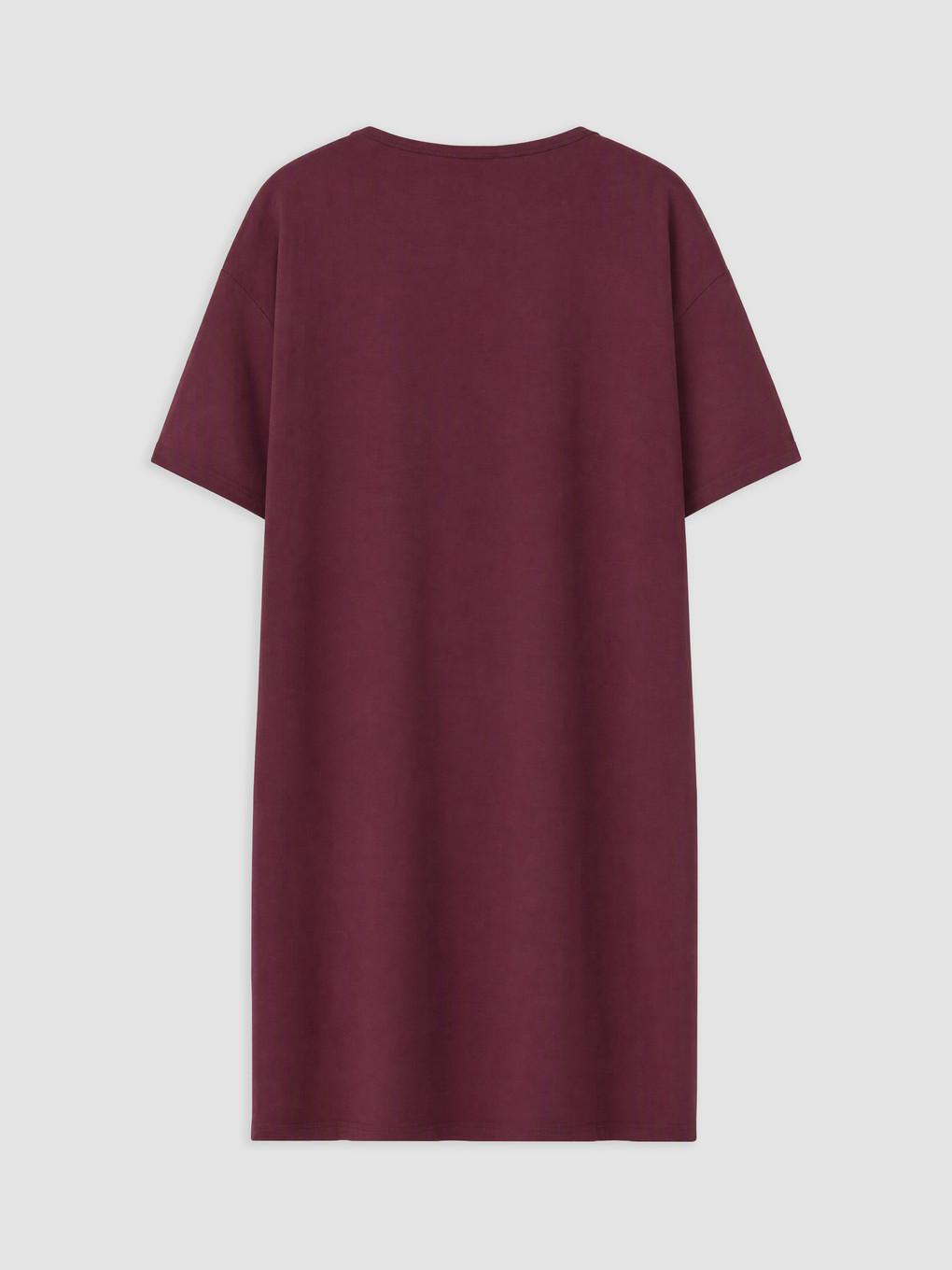 Rochie Mini Imprimată Cu Guler Rotund-1