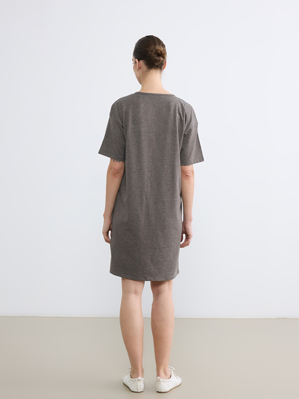 Woman Grey Dress-3