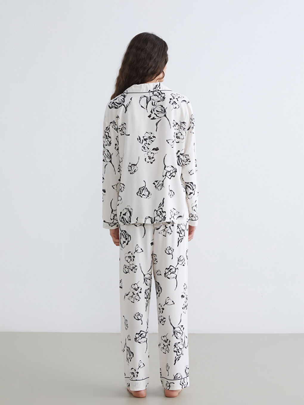 Žena BEŽ Pidžama set-3