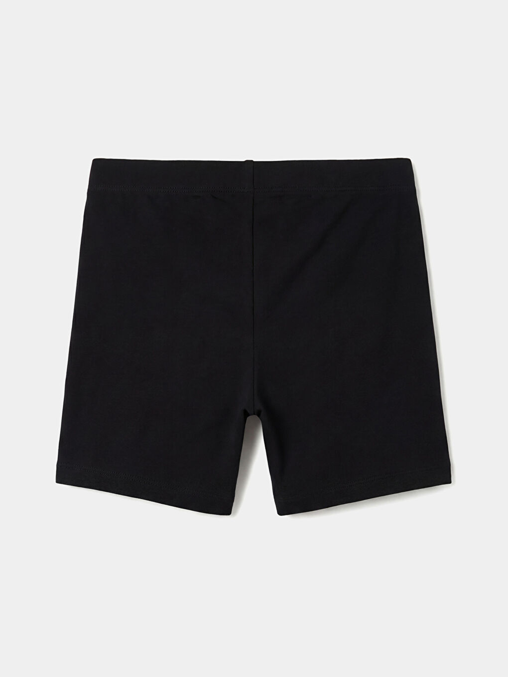 Siyah Beli Lastikli Kız Çocuk Şort Tayt 2'li-2