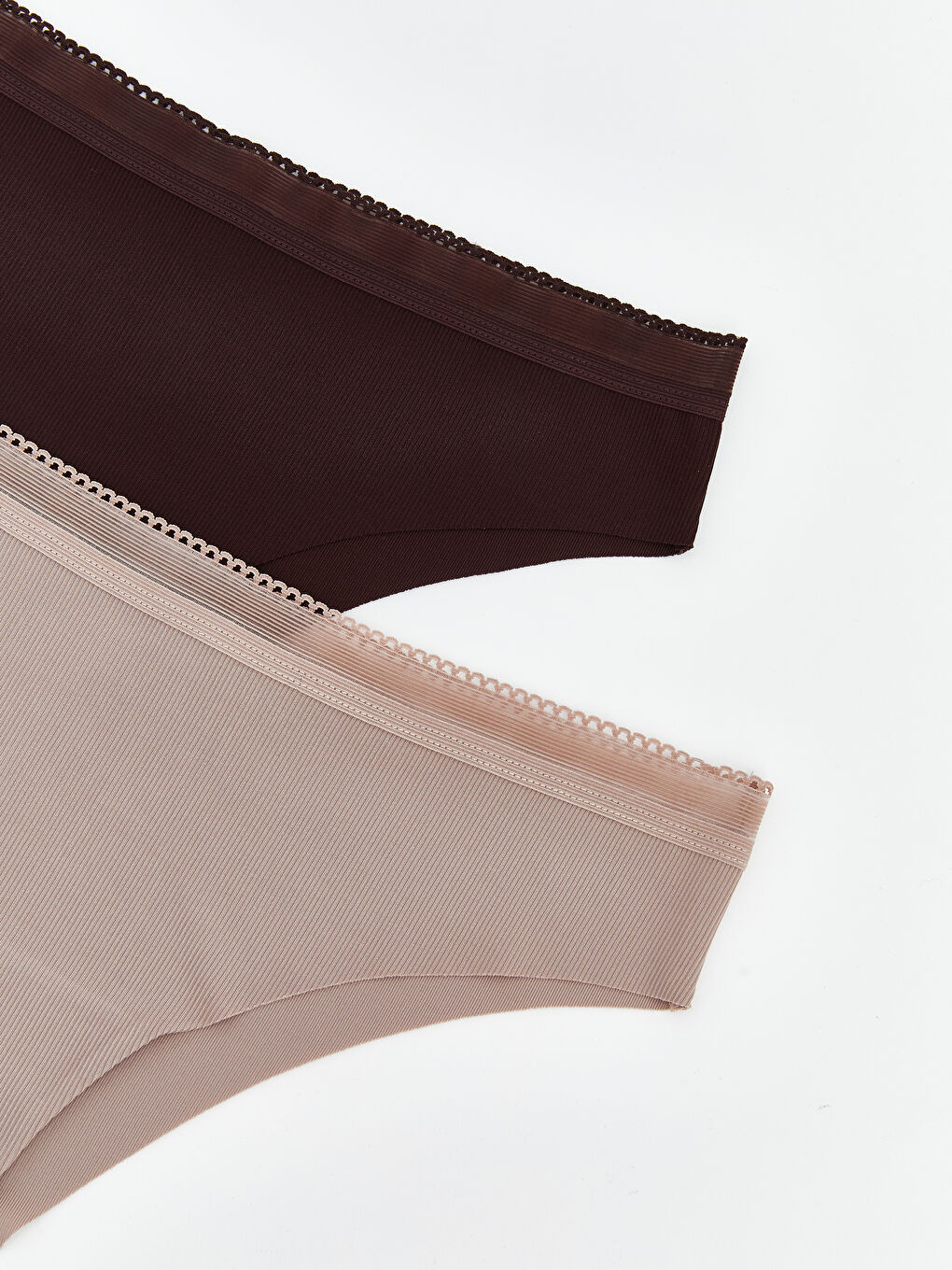 Pembe Lazer Kesim Brazilian Külot 2'li-2