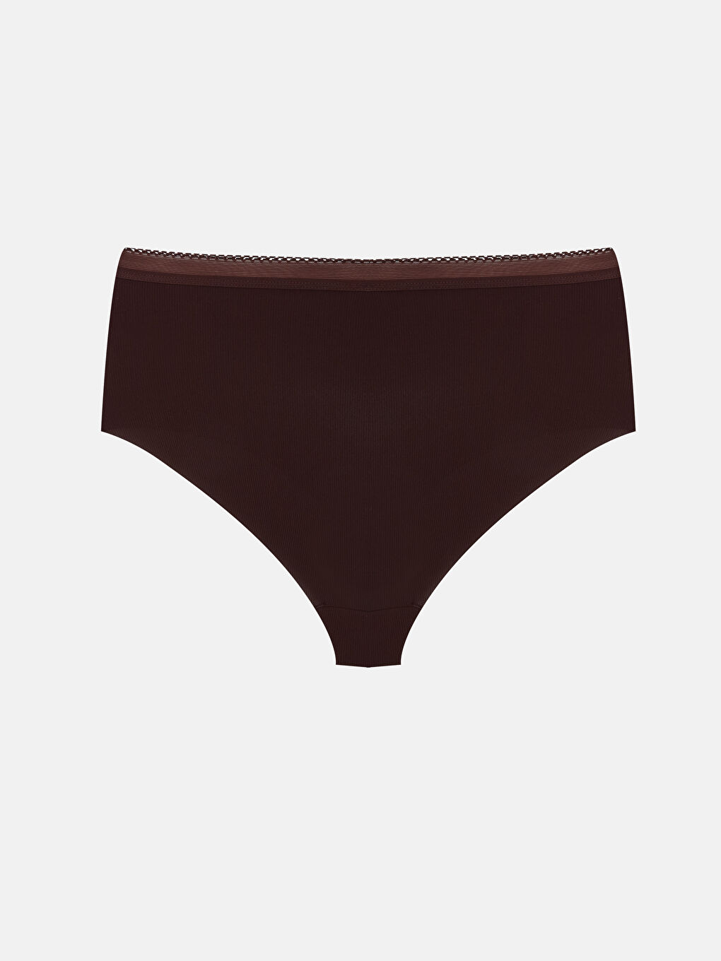 Mürdüm Yüksek Bel Lazer Kesim Klasik Külot-1