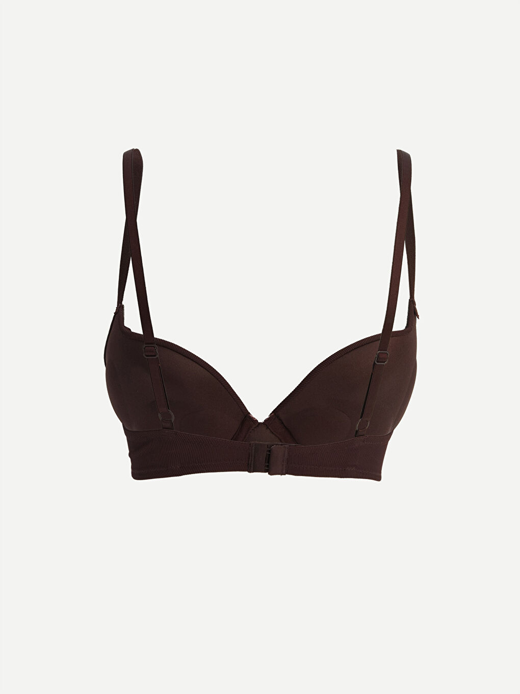 Mürdüm Balenli Dolgulu Tişört Sütyen	-1