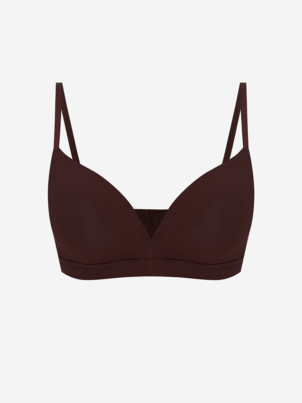 Mürdüm Balensiz Dolgusuz Düz Üçgen Sütyen