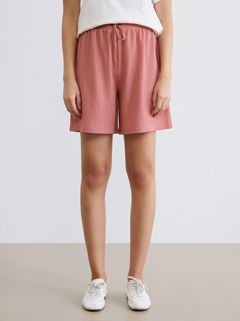 Woman PINK Shorts-1