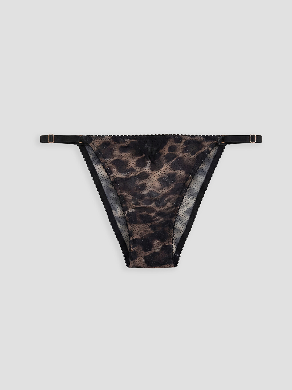 Kahverengi Leopar Desenli Fantezi Brazilian Külot
