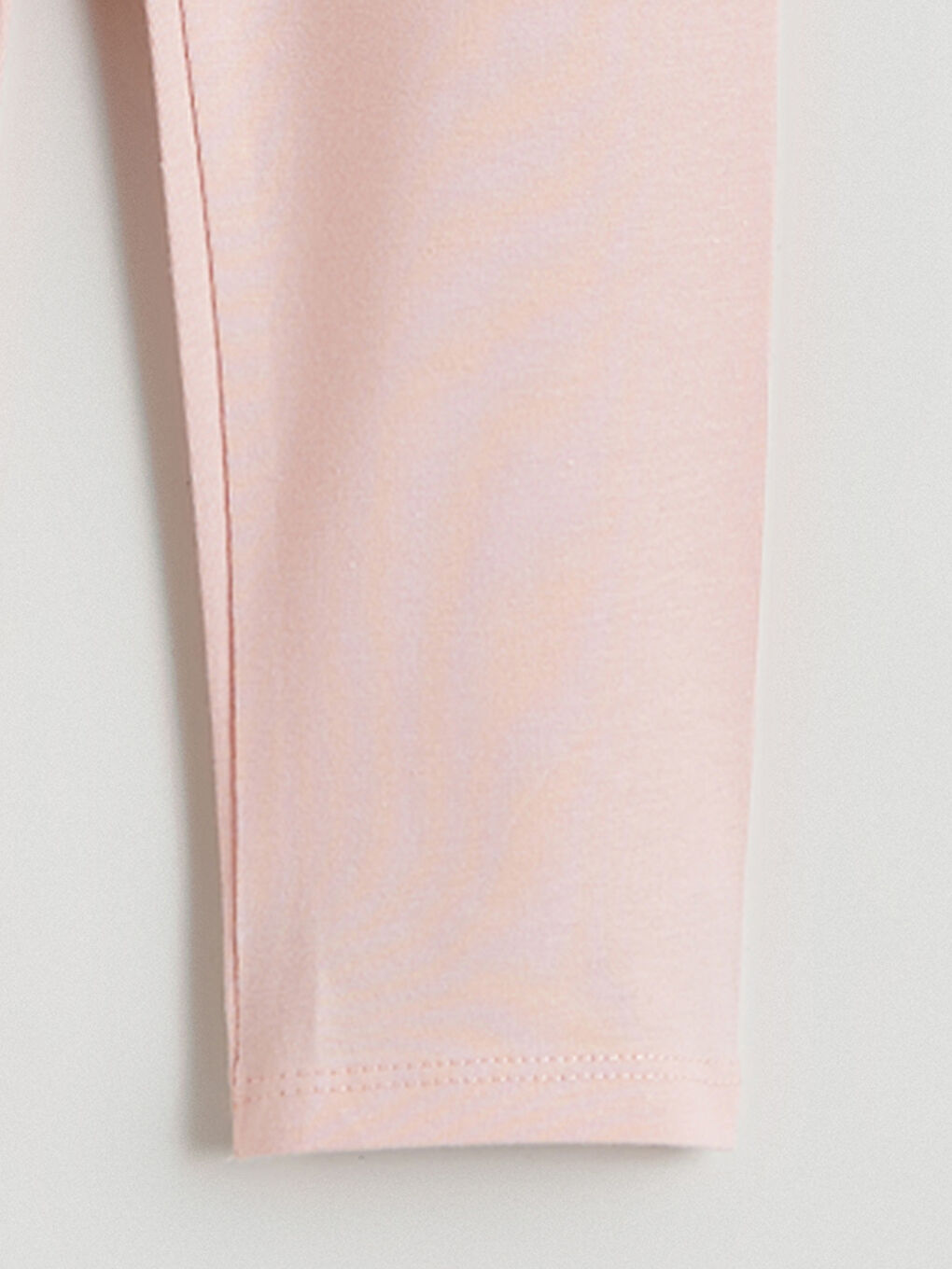 Ekru Baskılı Kız Çocuk Tişört ve Tayt-5