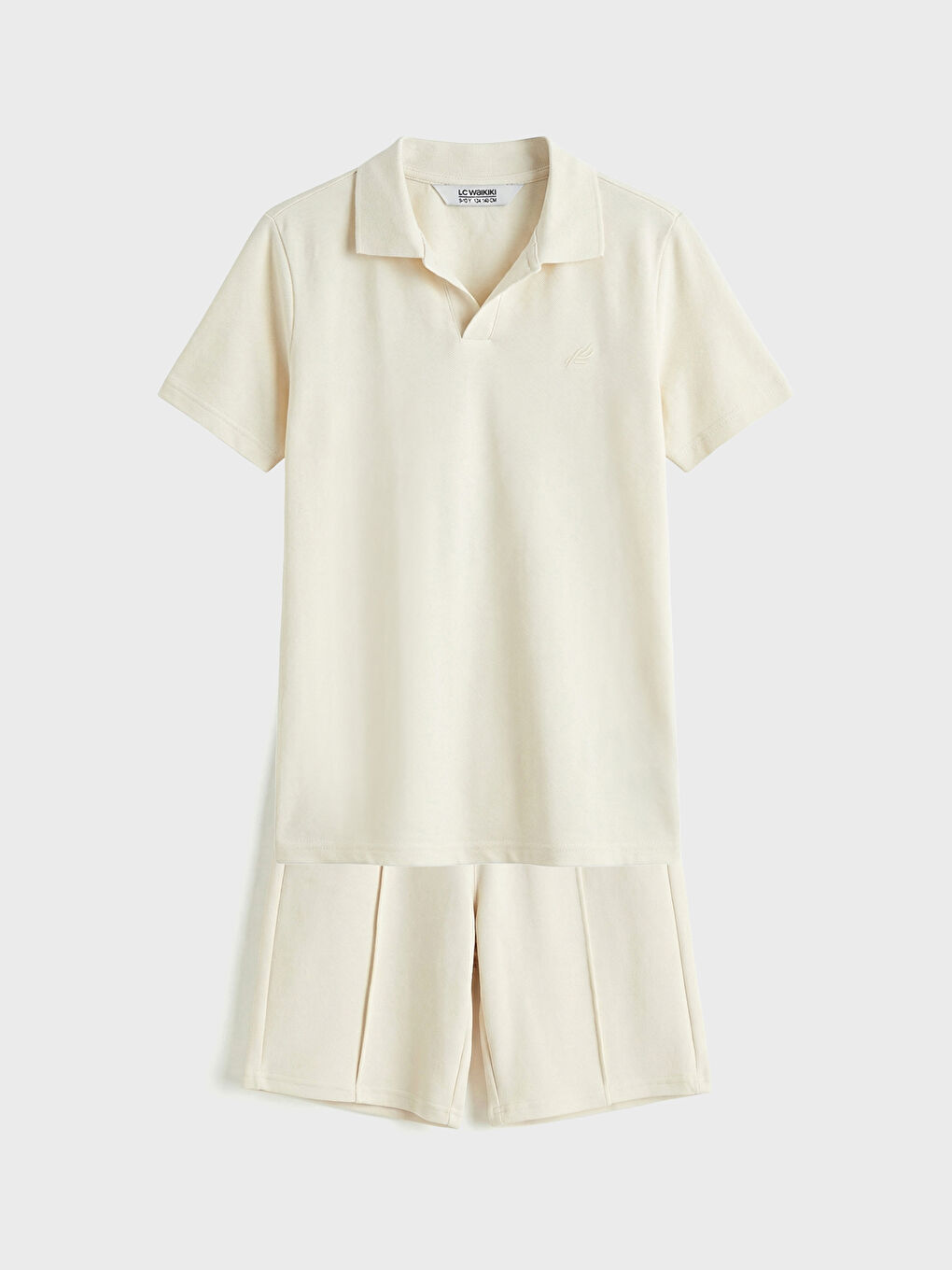 Boys' Polo Collar Short Sleeve T-Shirt and Shorts