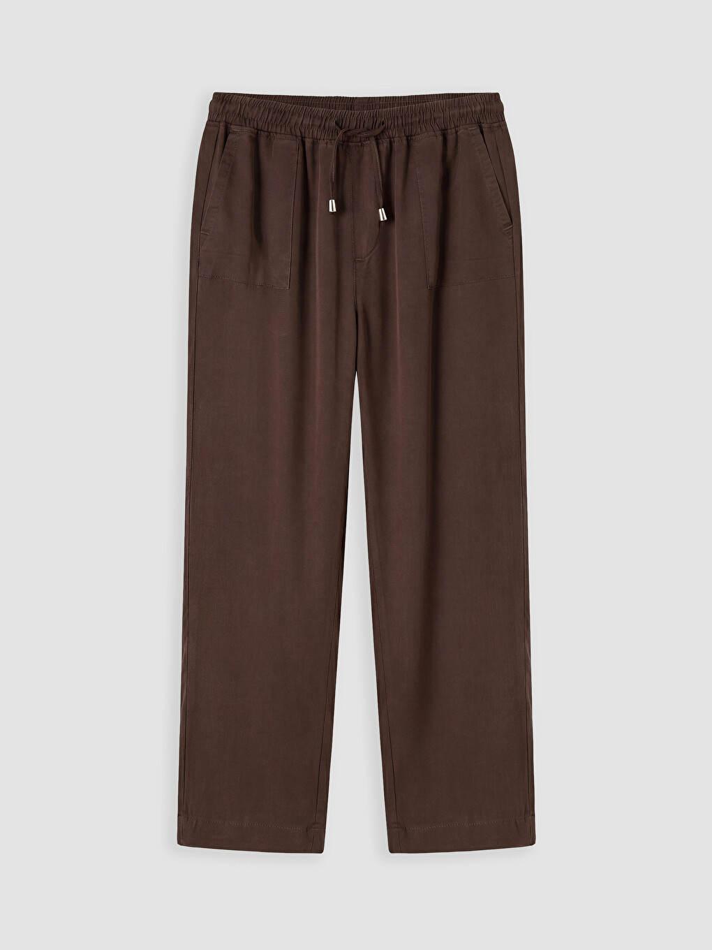 Jean Femme Coupe Carotte À Taille Élastiquée-4
