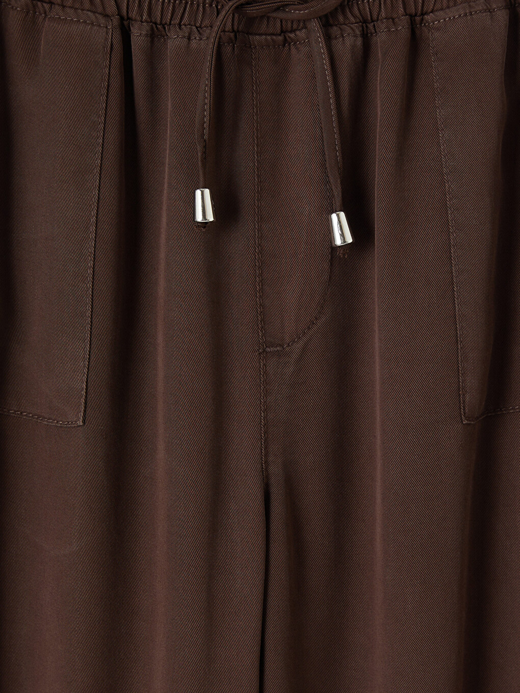 Jean Femme Coupe Carotte À Taille Élastiquée-5