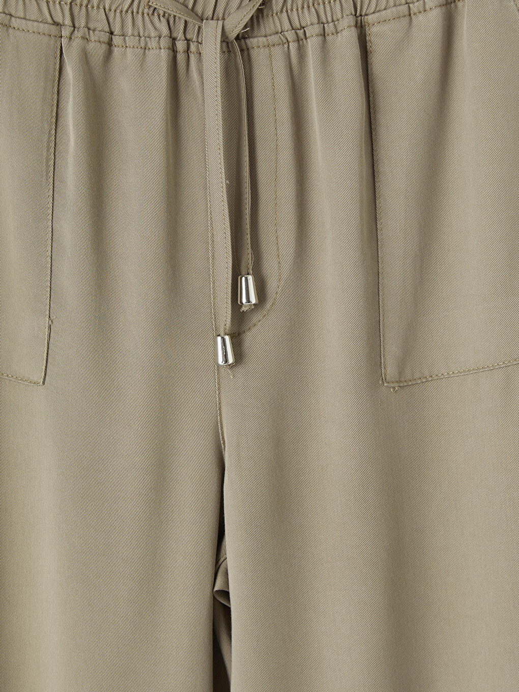 Jean Femme Coupe Carotte À Taille Élastiquée-5