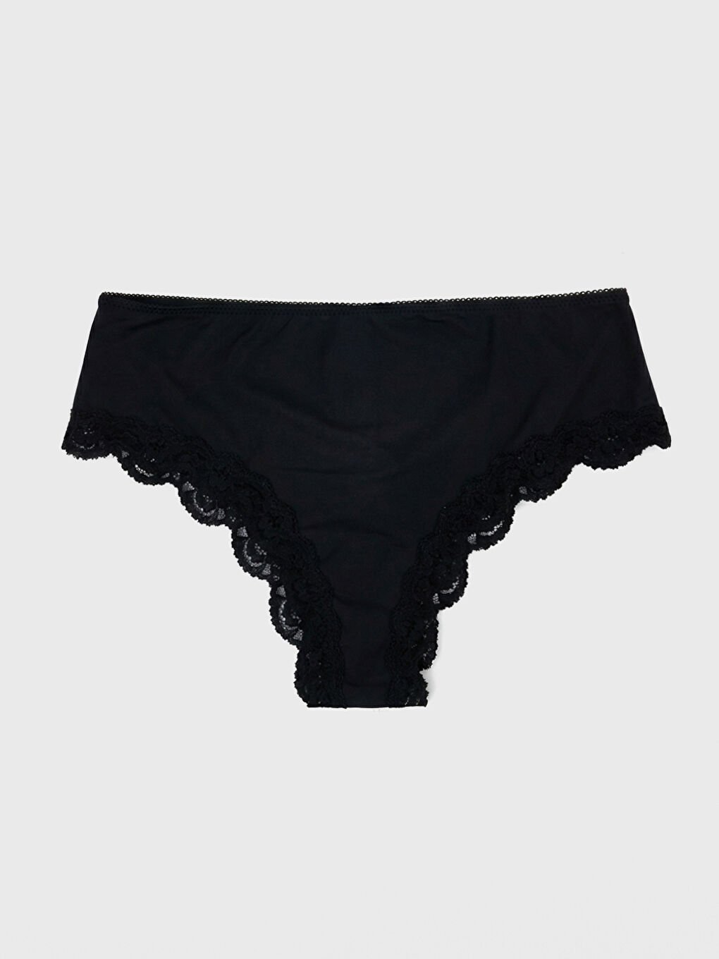 Pembe Dantel Detaylı Brazilian Külot 3'lü-4