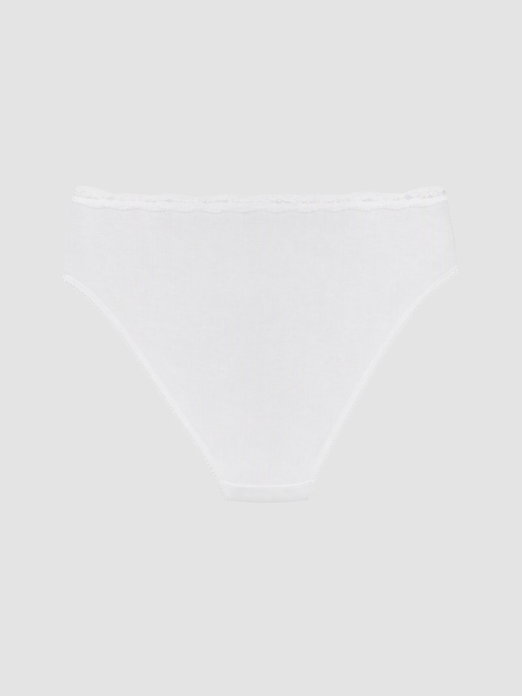 Beyaz Dantel Detaylı Bikini Külot-1
