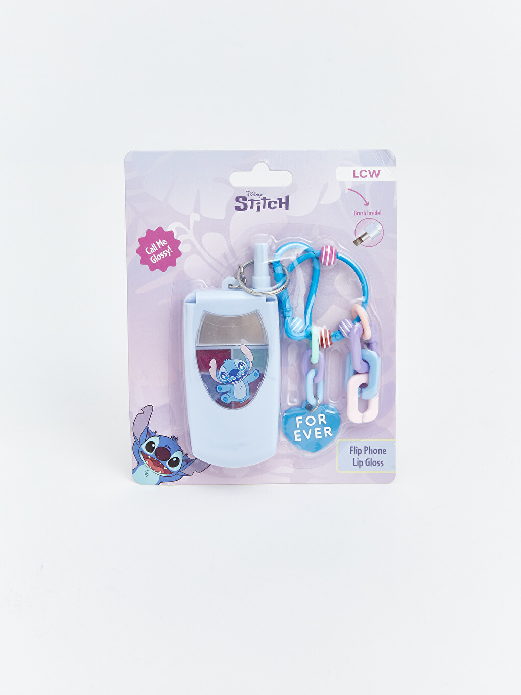 Stitch Figürlü Telefon Formlu Dudak Parlatıcı-2