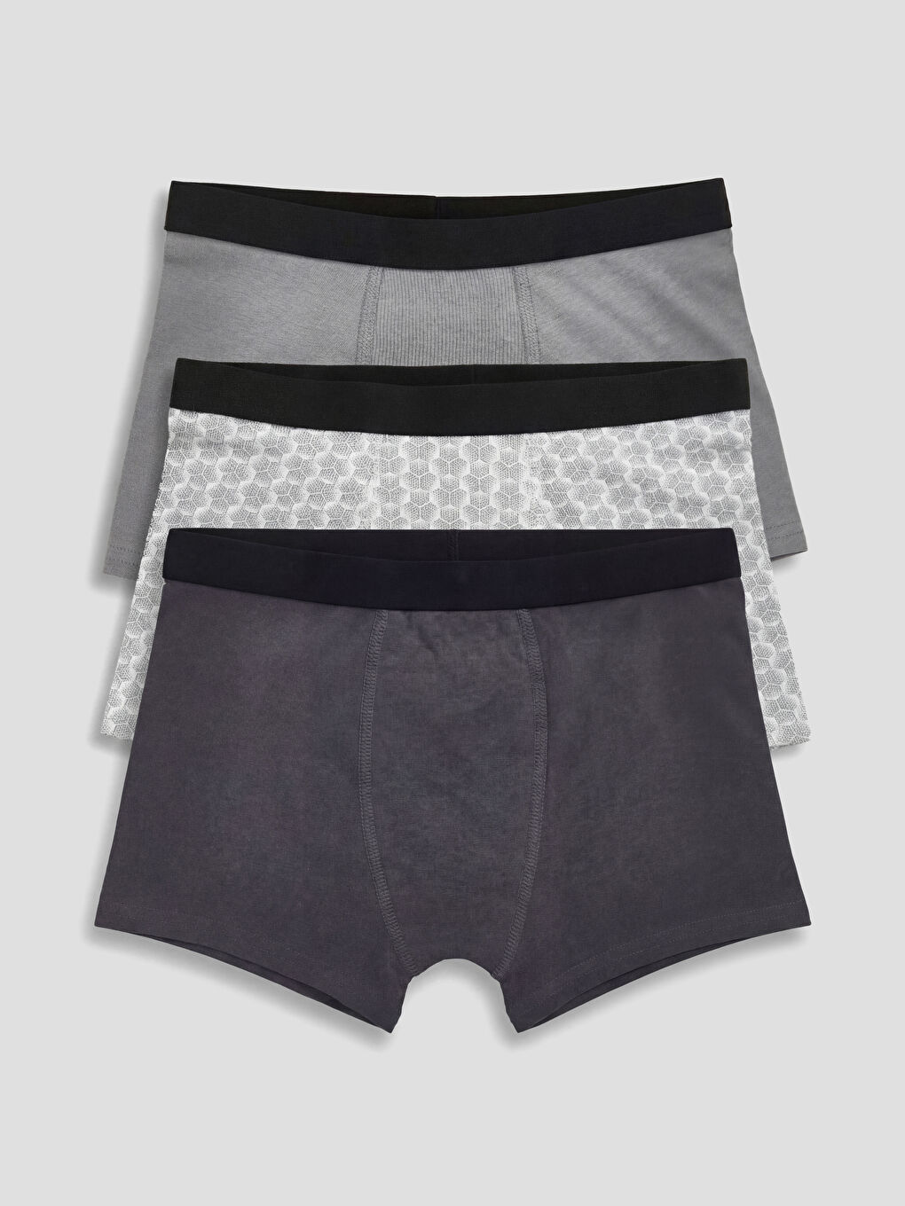 Beyaz Erkek Çocuk 3'lü Boxer-6